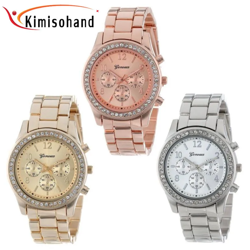 Новинка 2016 модные классические круглые женские часы Essential с хронографом и