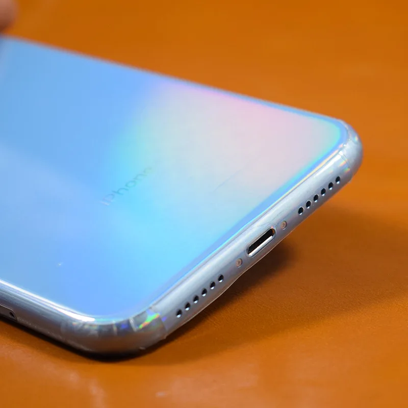 Лидер продаж! Градиентная прозрачная декоративная пленка Aurora для iPhone XR 12 11 PRO MAX mini