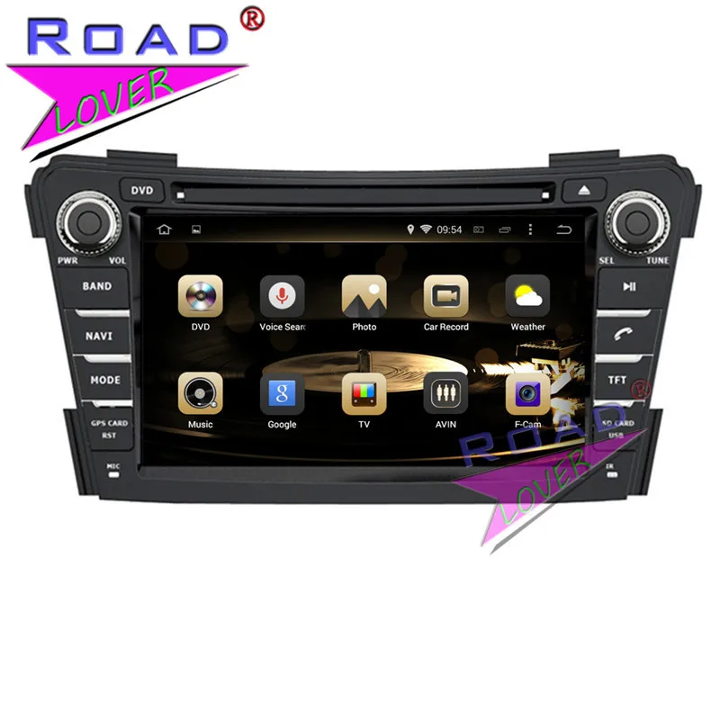Двд-плеер Roadlover Android 8.0 для автомобиля Hyundai I40 2011- стерео с GPS-навигацией и двойным радио.