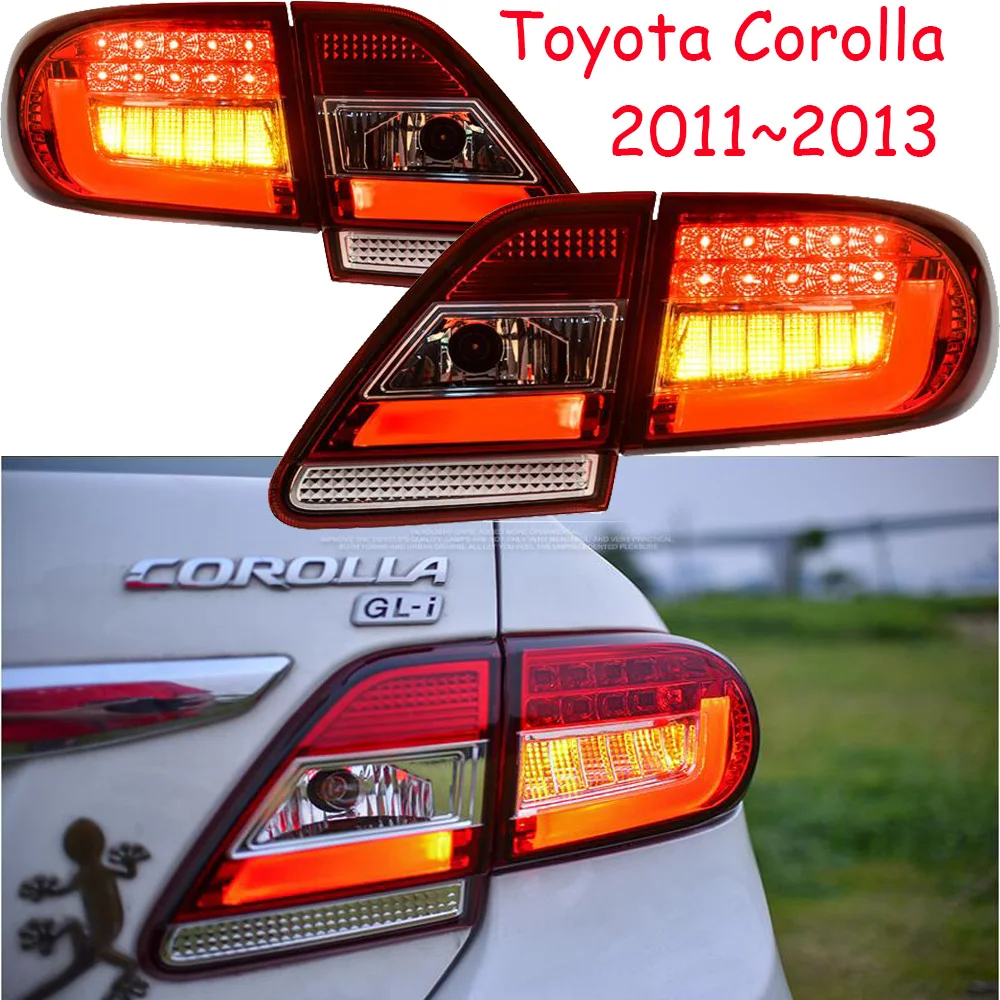 Один комплект автомобильных фар на бампер задние фары для Corolla Taillight 2011 2012 2013 года