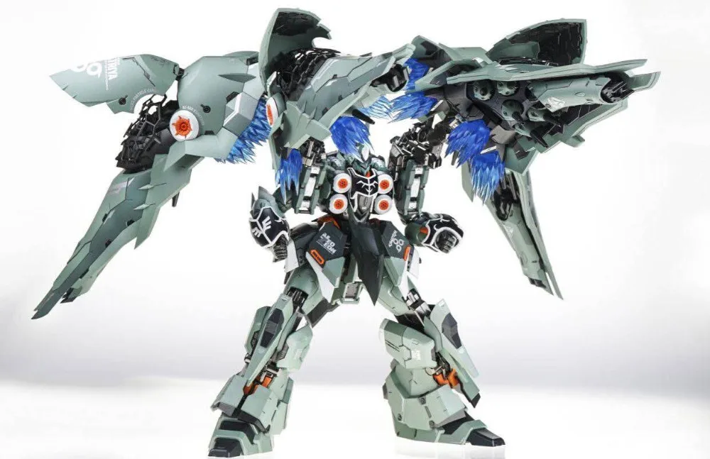 Стальной Легенда Гандам модель MB 1/100 NZ-666 Kshatriya(готовая) Мобильный костюм детские игрушки