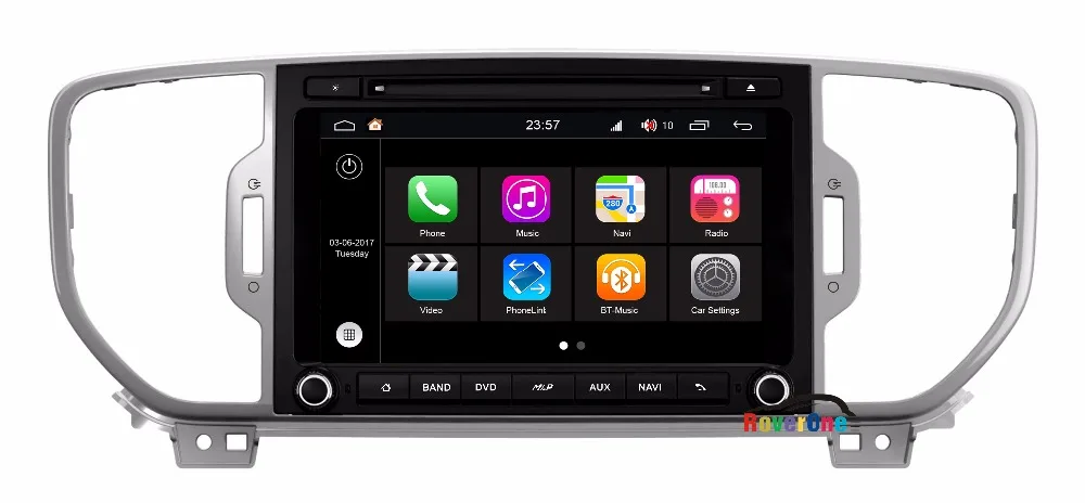 Для Kia Sportage kx5 2016 2017 Android 7.1 Авто Радио автомобильный DVD стерео GPS спутниковой