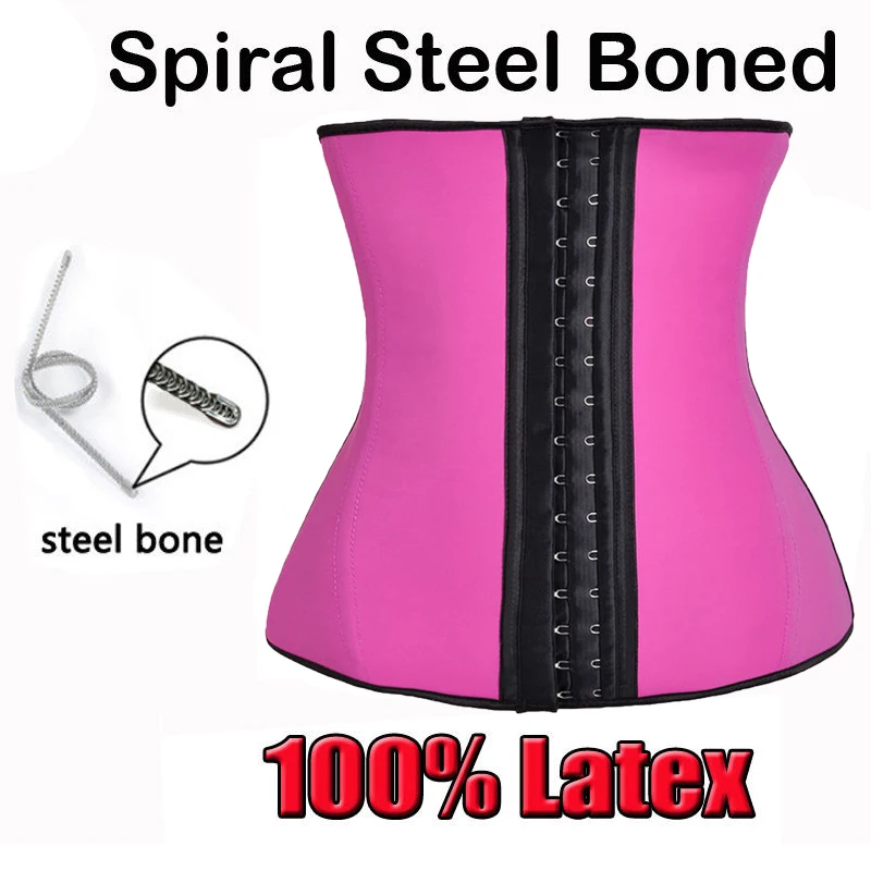 Латексный корсет для коррекции талии тренировок Корректирующее белье