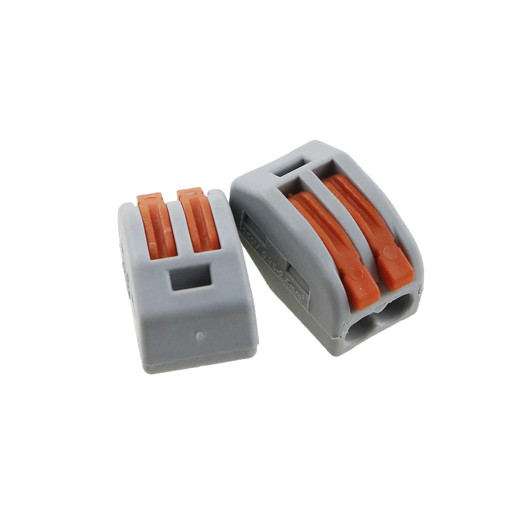 Универсальный Компактный соединитель провода 2 Pin 3 5 проводник PCT-212 пружинный