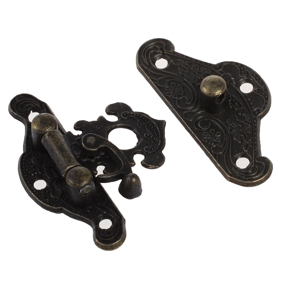 Top quality 4 x old antique wooden box lock latch set bronze 1.5 &quotlength | Обустройство дома