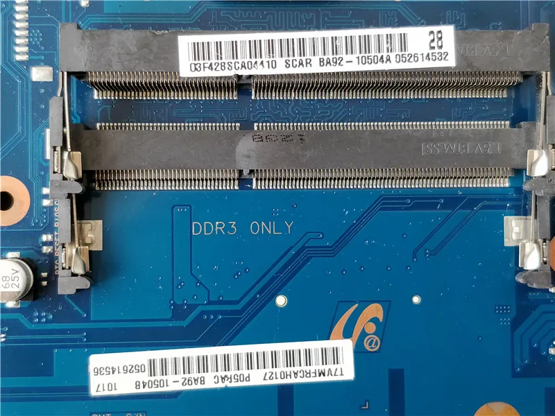 KEFU BA92 10504A 10504B HM77 DDR3 Материнская плата для Samsung NP300E5C NP305E5C тестирование ноутбука