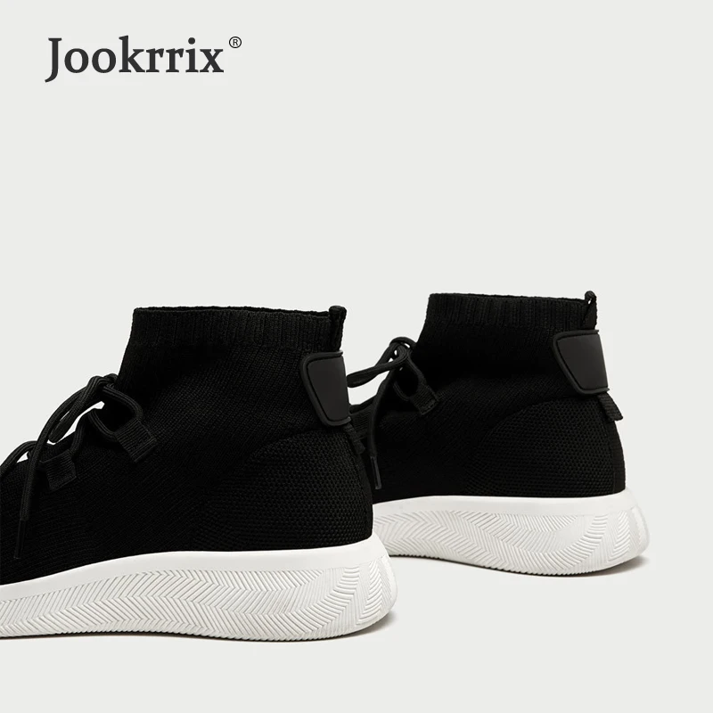 Jookrrix Осенняя обувь Для женщин модные брендовые женские кроссовки с высоким