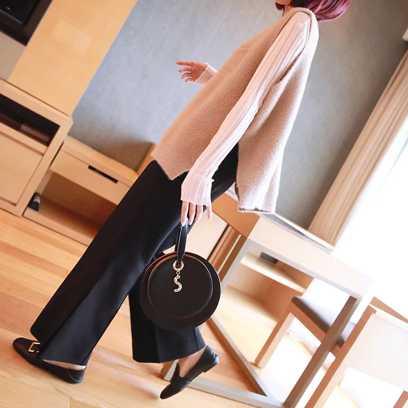 

Sleeveless pullover sweater female Korean version of the short lazy wind loose vest 2019 spring wild knit vest