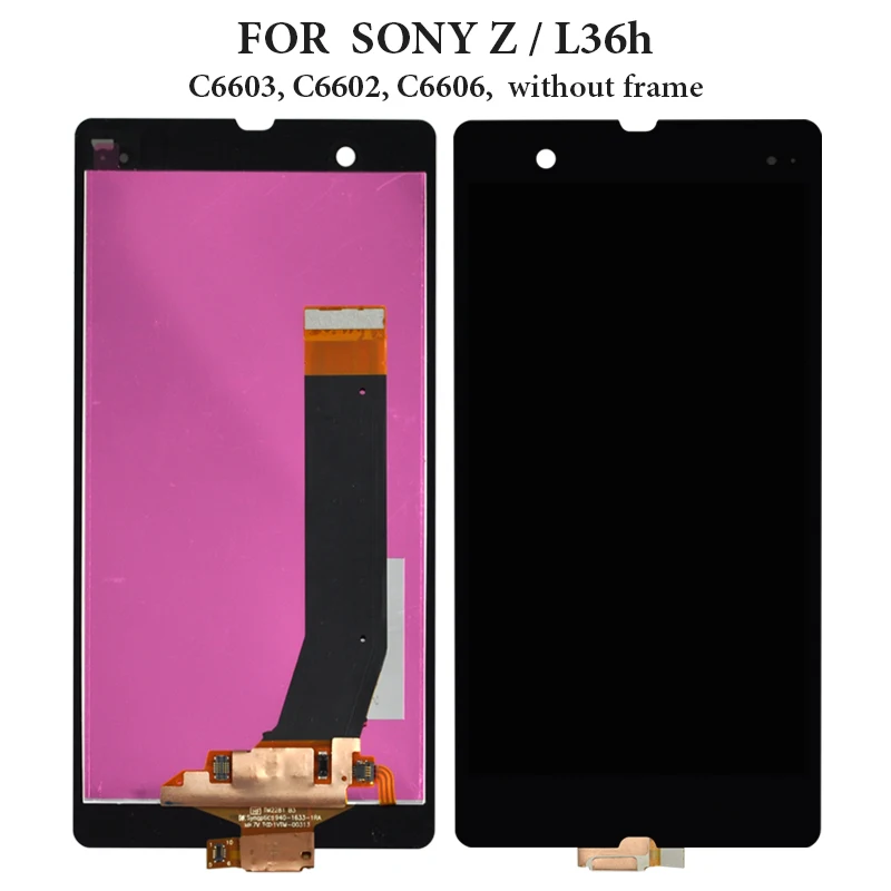 1 шт. 5 дюймов Замена совместимый для Sony Xperia Z L36H ЖК-экран C6603 C6602 C6606 дисплей