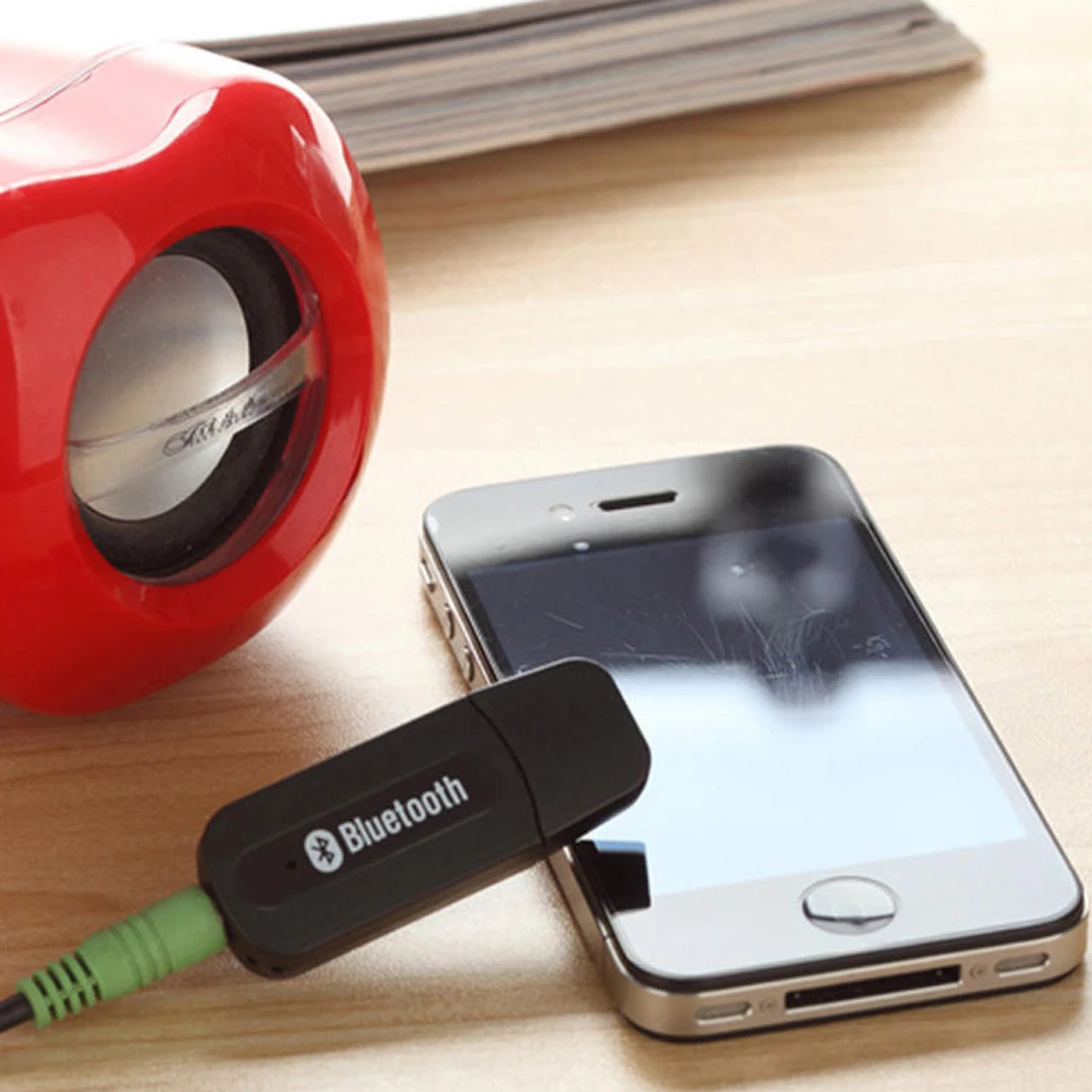 USB беспроводной Bluetooth совместимый музыкальный стерео приемник адаптер AMP Dongle Audio