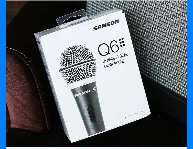 Профессиональный динамический микрофон SAMSON Q8X Q7 Q6 для вокала и инструмента, идеально подходит для живого пения