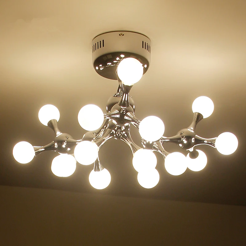 Пост современный светодиодный потолочное освещение в спальню Гостиная дома деко