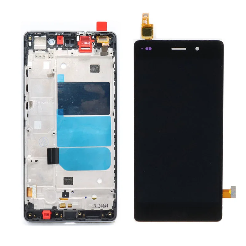 P8 Lite ЖК дисплей для huawei сенсорный экран с рамкой ale l04 l21 стекло замена|Экраны