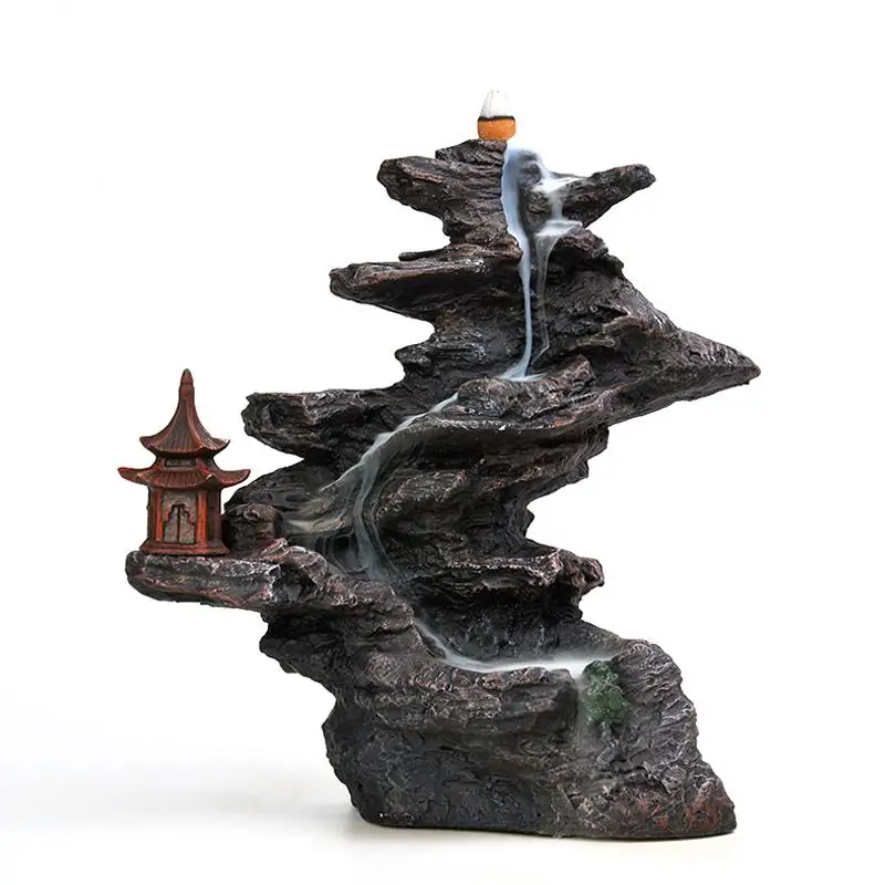 Креативная большая башня для благовоний с отпаданием в воде возвращается