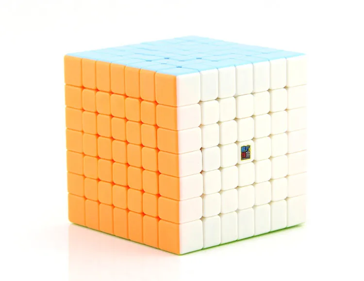 MoYu MF7 обновленная версия meilong MoFangJiaoShi 7x7x7 магический профессиональный вызов 7x7 скоростной куб игра-головоломка для детей Подарочные игрушки - Цвет: stickerless