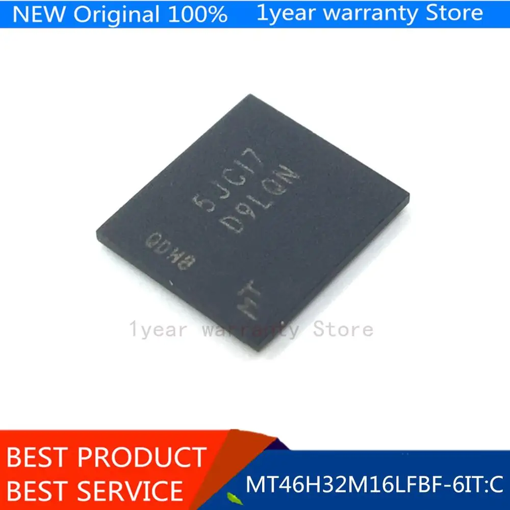 

1 year warranty 100%New in original MT46H32M16LFBF-6 IT:C MT46H32M16LFBF-6IT:C D9LQN BGA