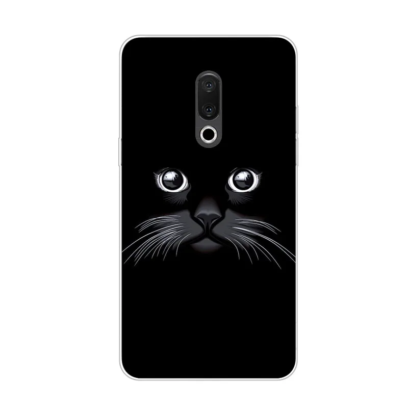 Чехол для Meizu 15 plus силиконовый чехол-книжка с рисунком из мягкого ТПУ Защитные
