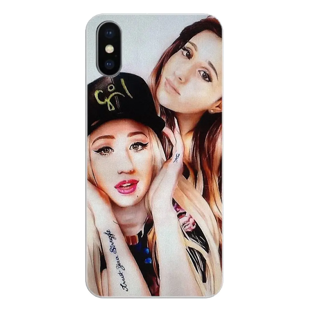 For Samsung Galaxy S2 S3 S4 S5 MINI S6 S7 edge S8 S9 Plus Note 2 3 4 5 8 Coque Fundas Cell Phone Case Cover Cat Ar Ariana Grande |