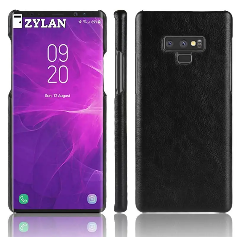 ZYLAN High Quality Hard Plastic &amp PU Leather Back Case Cover for Samsung Galaxy S9 Plus S10 Lite Note9 Note 9 | Мобильные