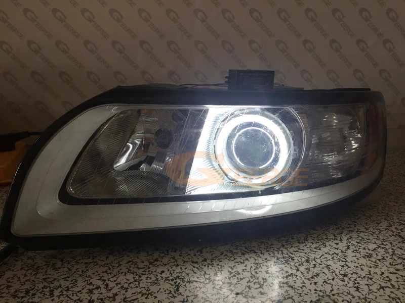 Для Volvo S40 V50 2008 2009 2010 2011 фары отличные ангельские глазки Ультра яркое освещение CCFL ангельские глазки комплект