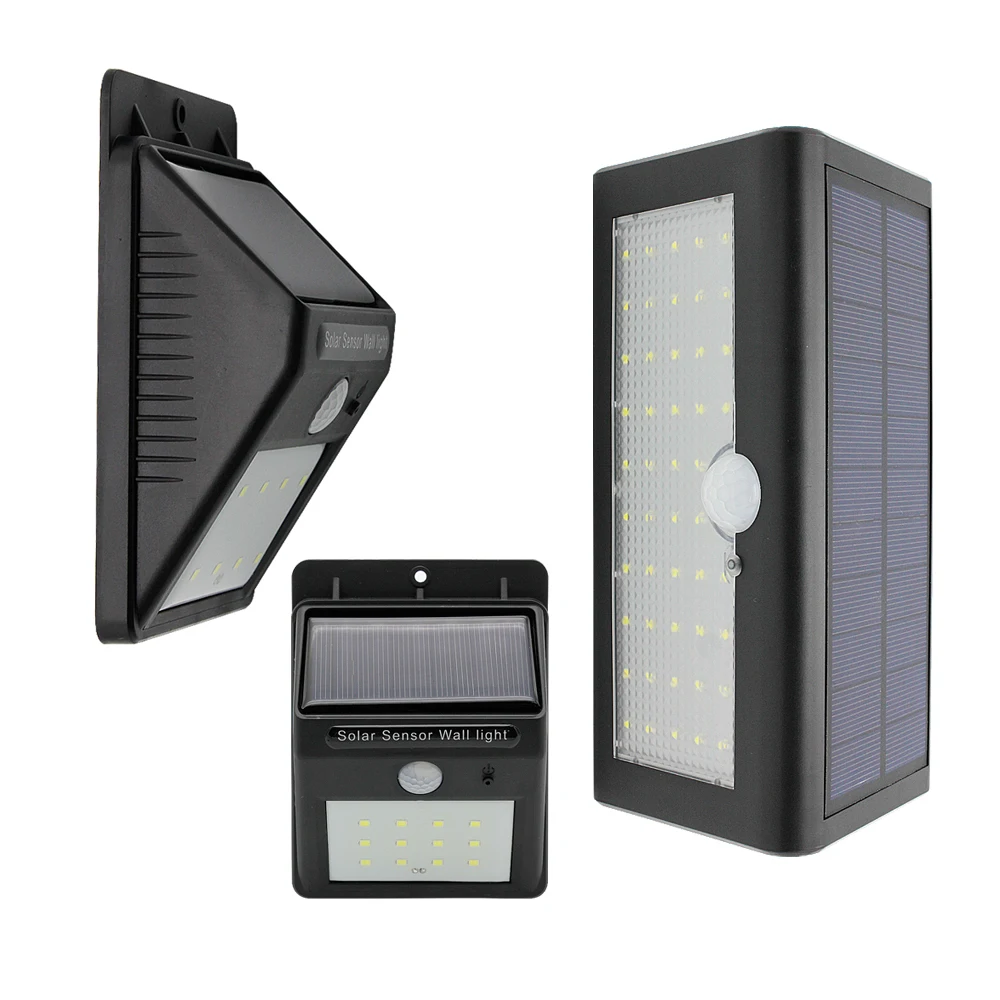 Новый Солнечный свет 8/12/20/45/48 LED наружная настенная лампа PIR датчик движения