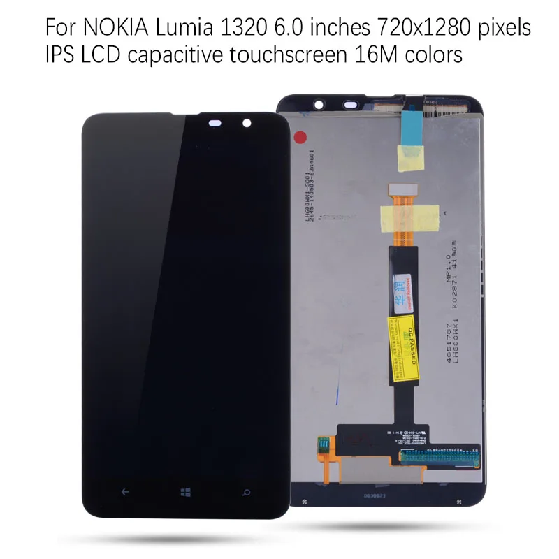 Дисплей для NOKIA Lumia 1320 в сборе с тачскрином на рамке Оригинал 6.0''