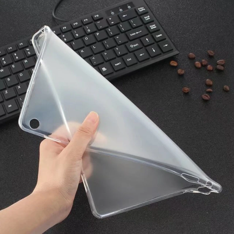 dolmobile Soft TPU Silicone Back Cover Case for Huawei MediaPad M3 Lite 10 Youth BAH-W09 BAH-AL00 10.1 inch Tablet + Stylus Pen |
