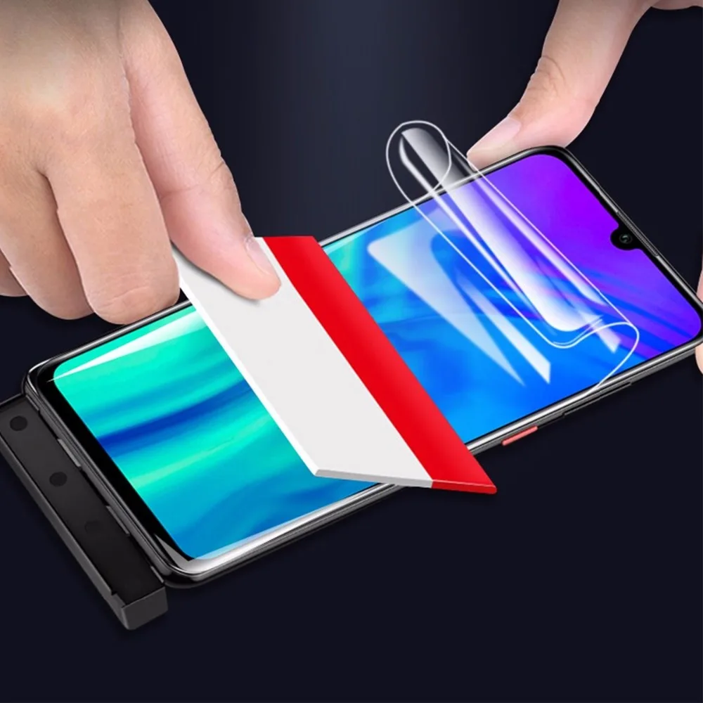 9D полное покрытие Гидрогелевая Защита экрана для huawei Honor 20 Pro 20i 10i HD Защитная передняя и задняя нано мягкая пленка(не стекло