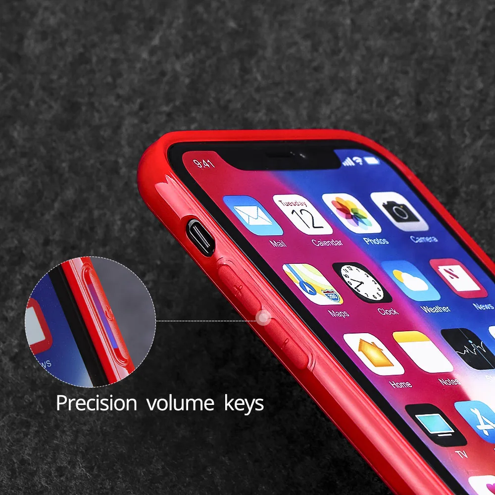 Ясно кремния ТПУ Frame Прозрачный чехол для телефона 7 плюс 8 Plus X XR XS MAX Телефон iPhone 6 6s