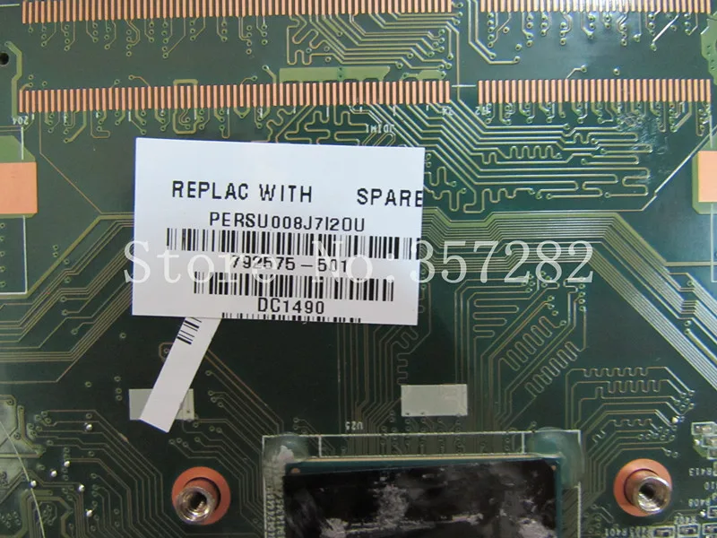 Бесплатная доставка материнской платы для ноутбука HP 15 F серии 792575 501 Rev:C N2920 100%