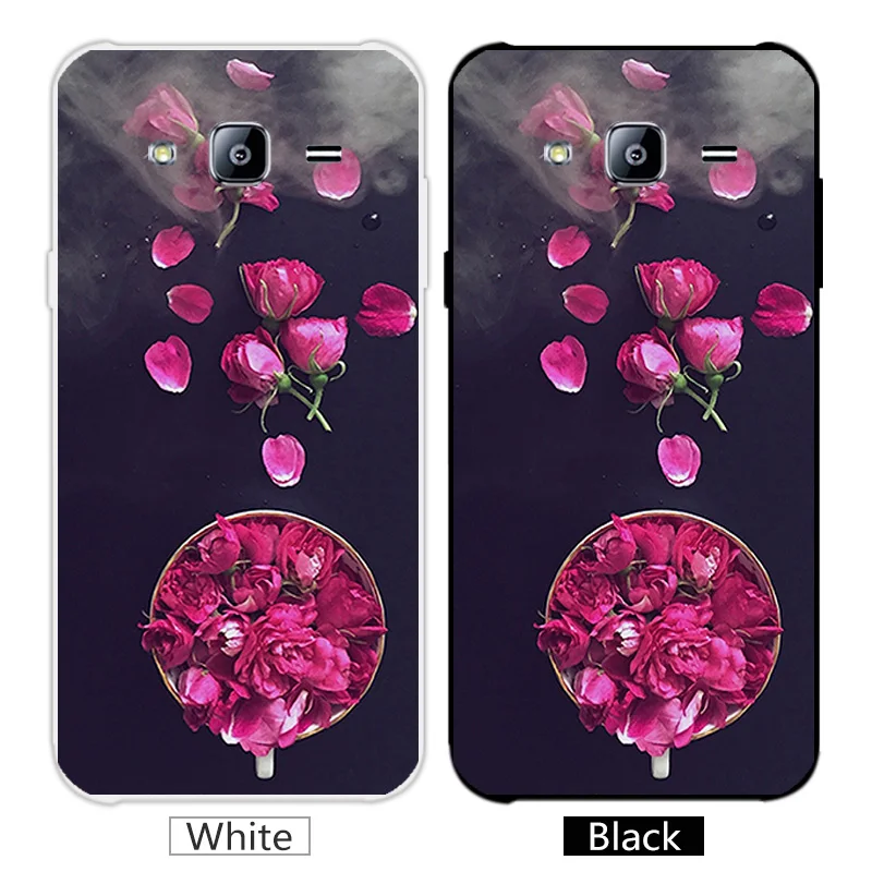 For Samsung J7 Back Black Matte Cover 5.5&quot for Galaxy J700 SM-J700F 2015 Clear TPU Silicon Cute Animal Phone Case |