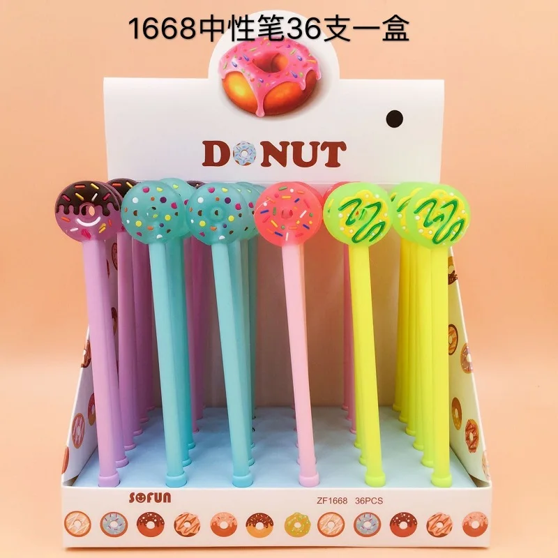 

New Arrival Popular Styles Korean Version Lovely and Interesting Animals Silicone Gel Pens 36pcs/lot