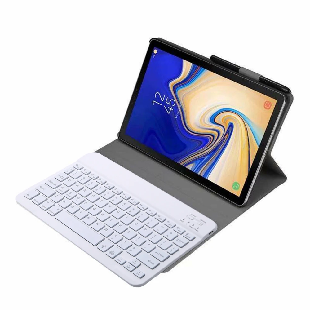 Shockproof Funda Case For Samsung Galaxy Tab A 10.1 inch 2019 SM-T510 T515 Bakclight Bluetooth Keyboard Tablet Cover | Компьютеры и