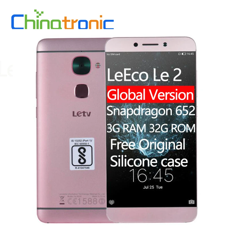 Глобальная версия LeTV LeEco Le 2 X526 X520 3G RAM 64G ROM FDD LTE мобильный телефон Snapdragon 652 Octa Core 5