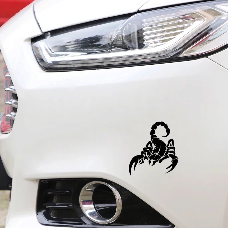 YJZT 15 5 см * 16 7 Скорпион украшение автомобиля фотоаксессуары виниловая наклейка