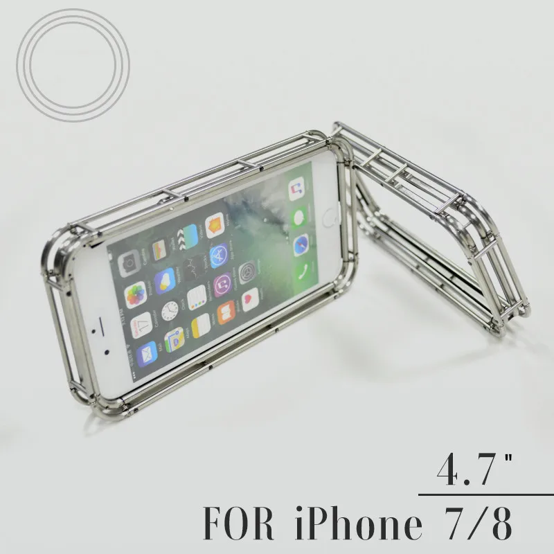 R-just весенний защитный бампер из нержавеющей стали для iphone 7, 8, 7 Plus, 8 Plus, чехол для телефона для iphone