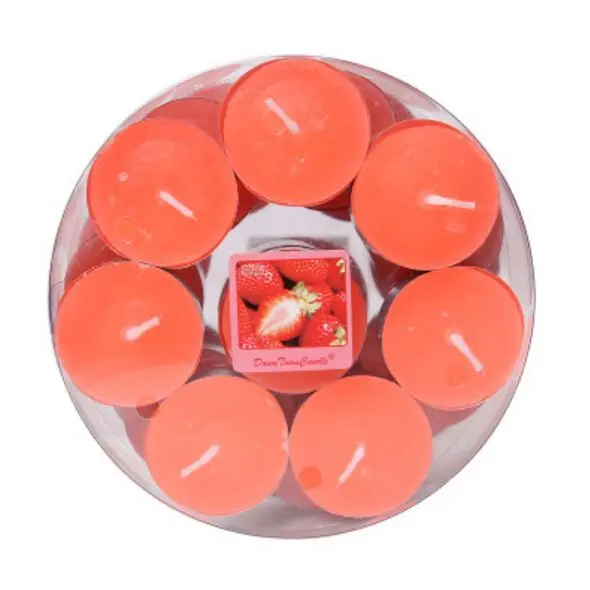 Ароматическая свеча ароматическая воск Чайные свечи романтическая клубника