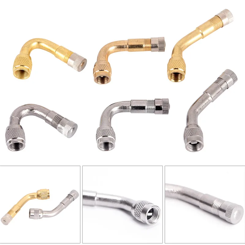 1pc Motorcycle Car Truck Bicycle Scooter Air Tyre Extension Valve 45 /90/135 Degree Brass | Автомобили и мотоциклы