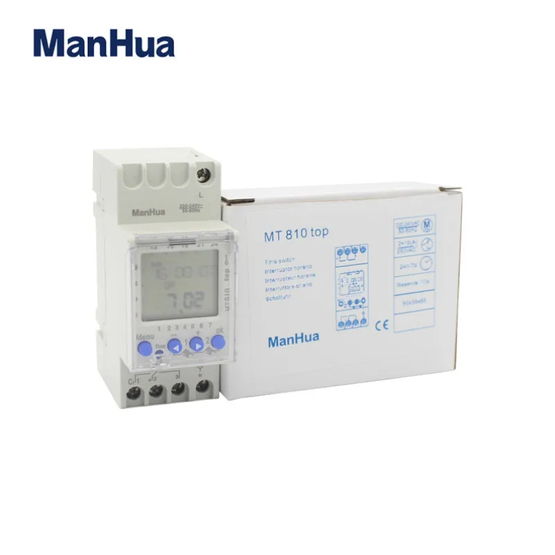 Таймер ManHua MT810 240 В 50/60 Гц программирующее устройство переключения с