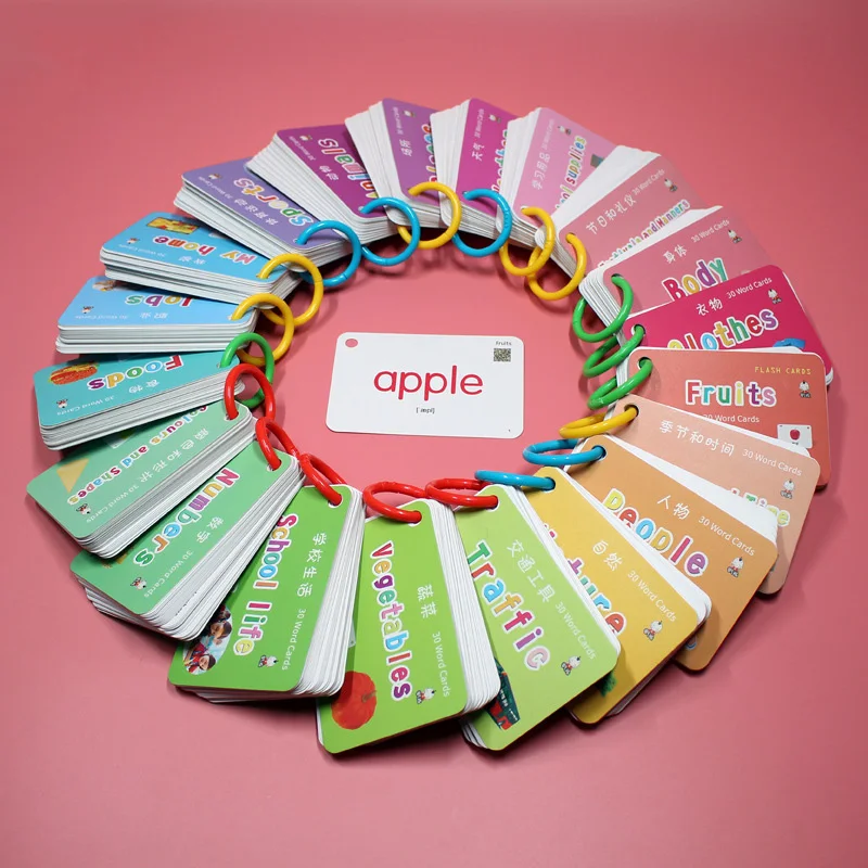 30 шт./компл. детские развивающие карты Монтессори для детей забавное обучение