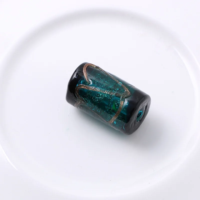 

20pcs/lot 8x16 11x16 12x18mm Good Quality Lampwork Glass Beads Cylinder Handmade Lampwork Beads DIY Jewelry Charm Bracelet Bead