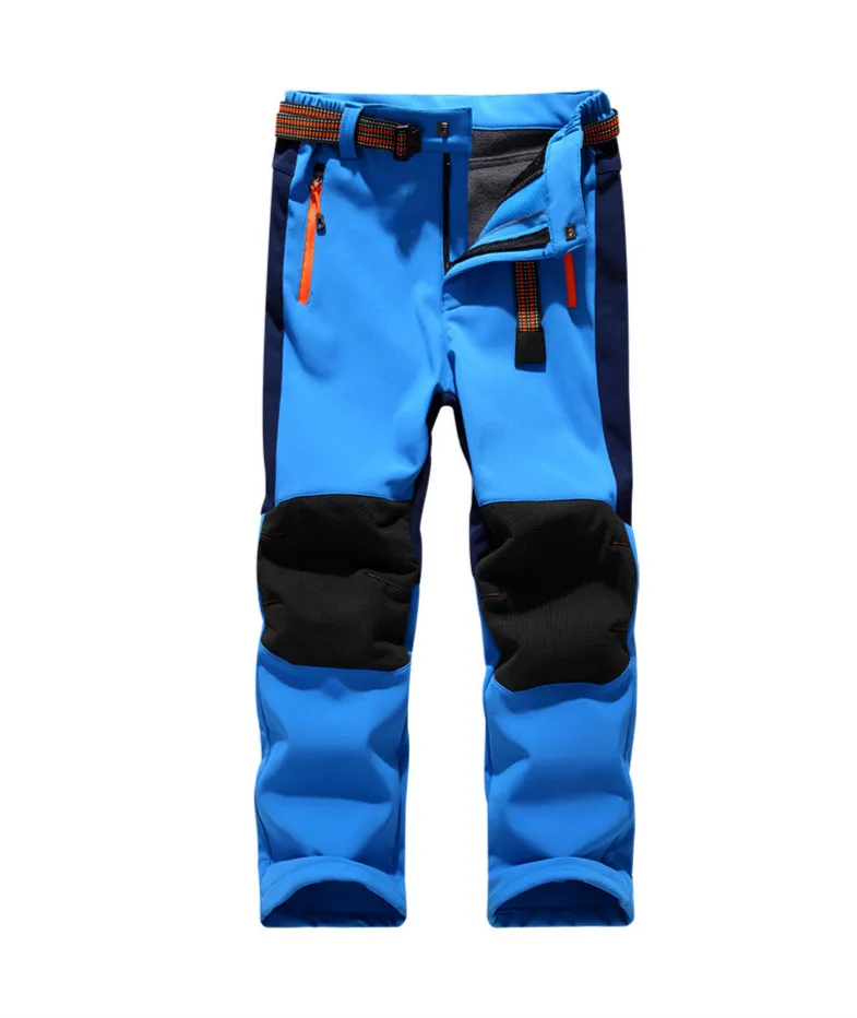 Детские штаны для мальчиков и девочек уличные Мягкие водонепроницаемые теплые