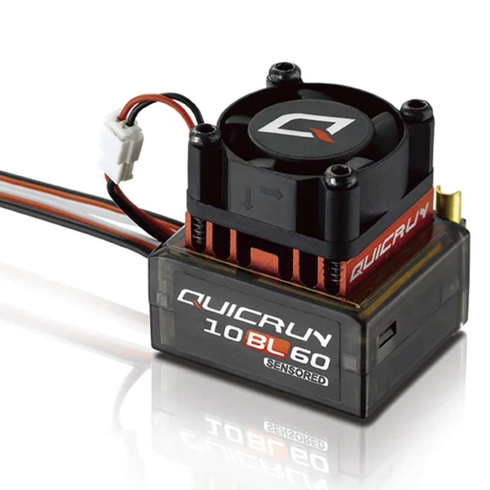 Бесщеточный контроллер скорости Hobbywing QUICRUN 10BL120 сенсорный 120A / 10BL60 60A 2 3S Lipo для мини