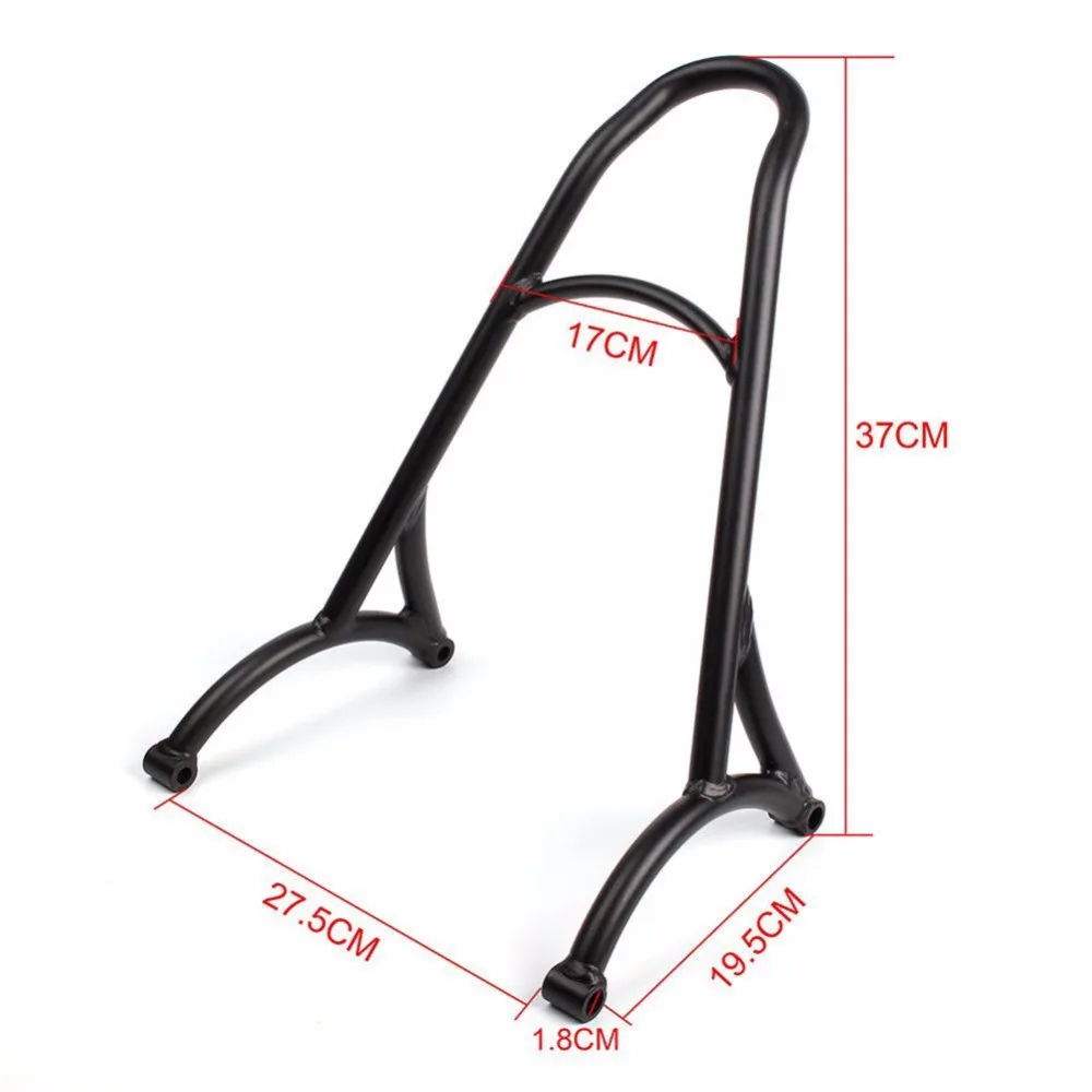 Черная короткая спинка для прогулок Harley Sportster XL Iron Nightster 883 1200 04 15|sportster black|harley blackfor