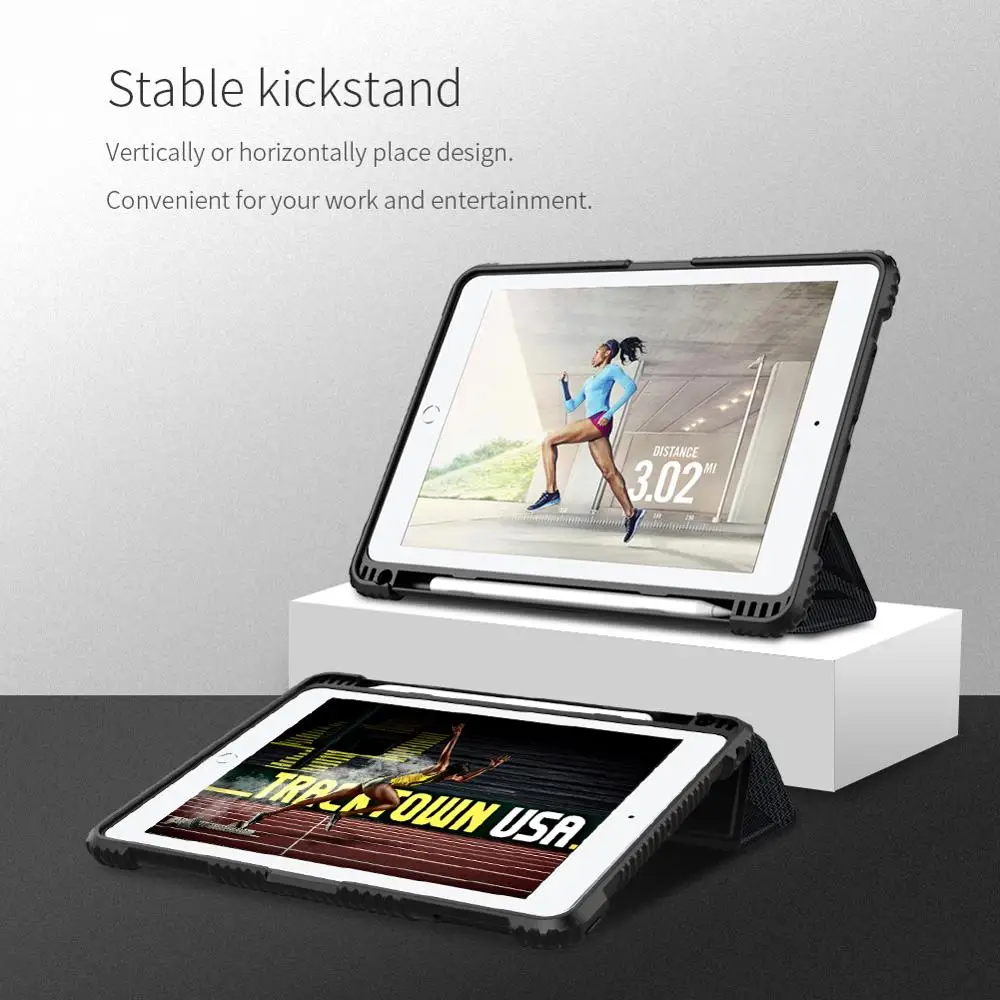 Для Apple iPad 9,7 чехол Nillkin все вокруг бампер скорость iPad кожаный чехол для iPad 9,7 задняя крышка
