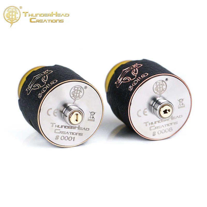 Оригинальный ThunderHead Creations Таурен Solo RDA THC 24 мм 2 мл емкость Одиночная катушка Vape