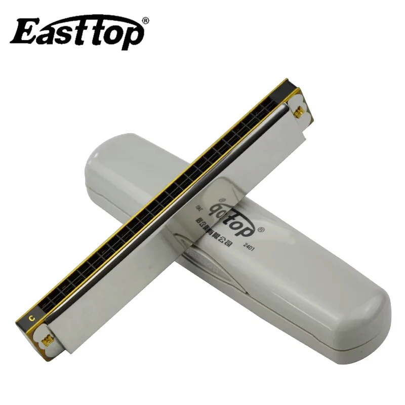 EASTTOP 24 Отверстия Tremolo Master Губная гармошка/Armonica g профессиональная 24 Отверстия тремоло арфа Ключ C