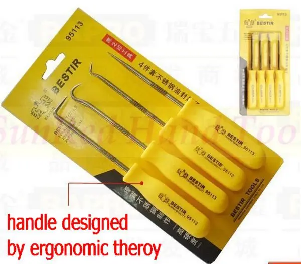 Встряхнуться тайваньского бренда 4 шт. нержавеющая сталь сальник Набор отверток