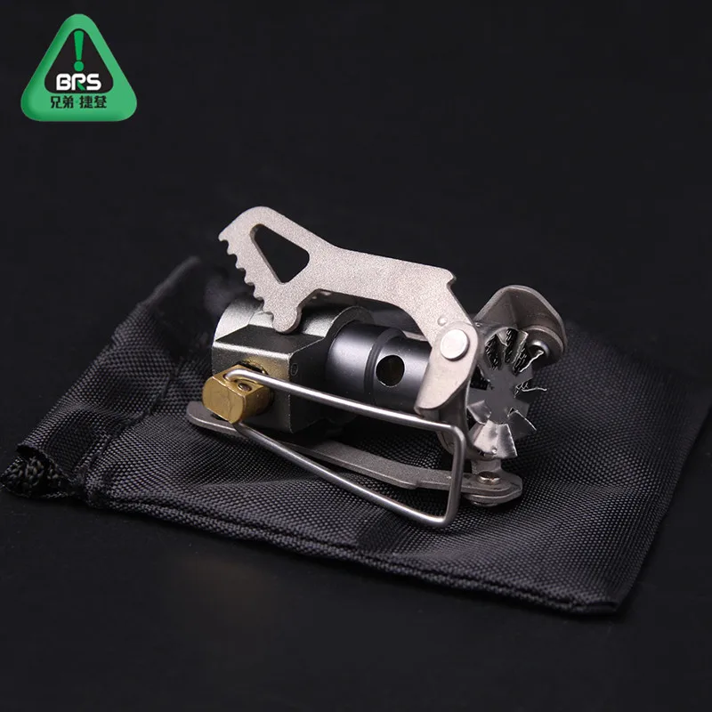 Туристическая Складная титановая газовая плита сверхлегкая портативная 25 г для