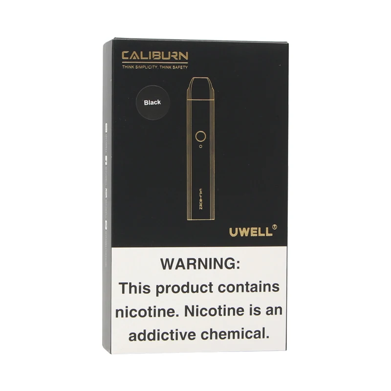 UWELL Caliburn Pod Системы комплект 520 мА/ч, Батарея 11 Вт испаритель 2 мл картридж Топ-заполнения электронных сигарет Vape ручка вейпер